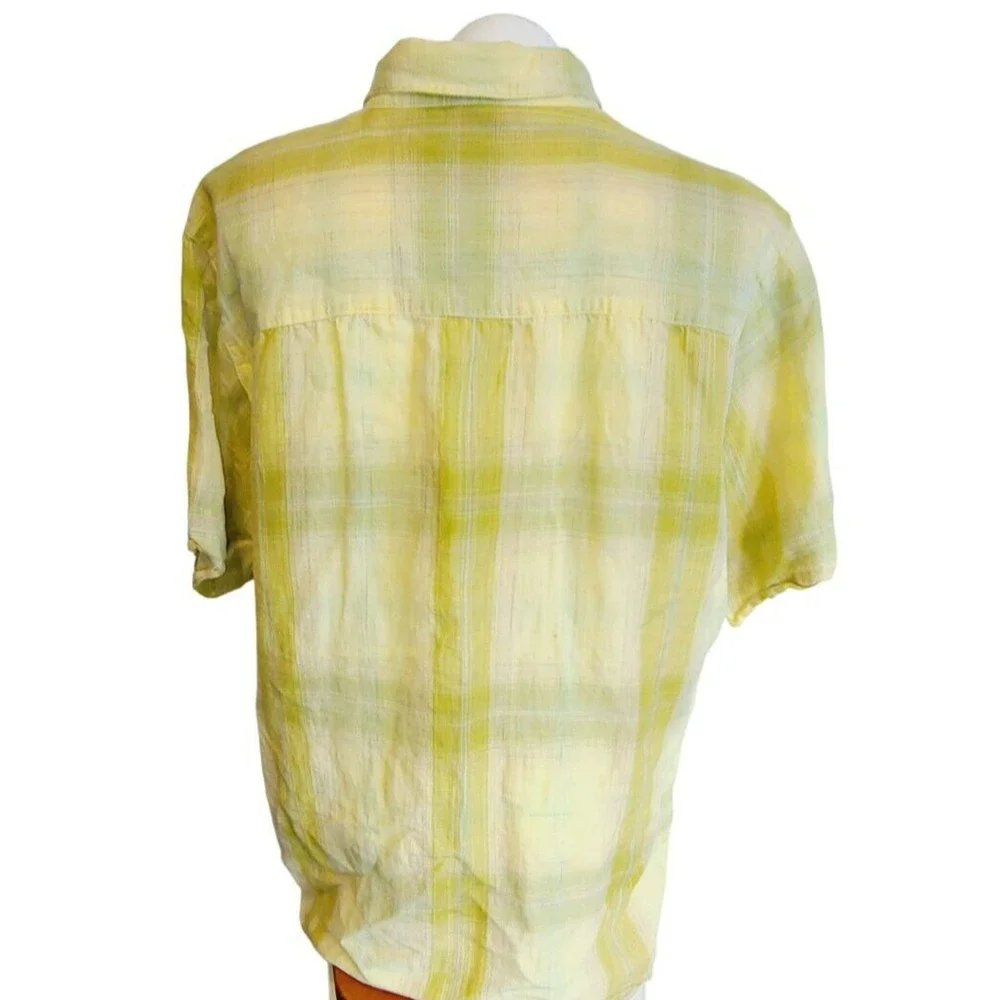 Solitude Button Up Short Sleeve‎ Shirt Size XL